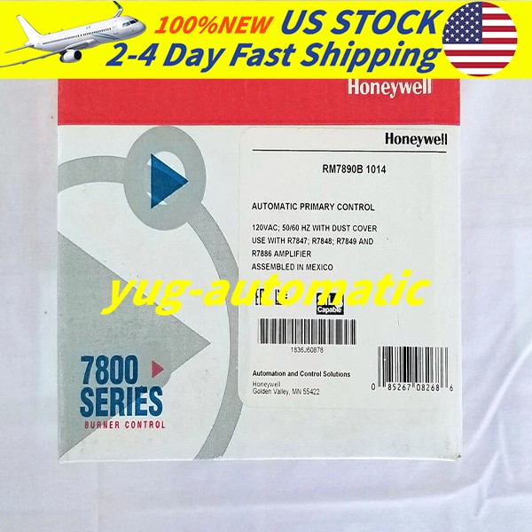 Brand New Honeywell RM7890B1014 15‑Second Post Purge Free Shipping