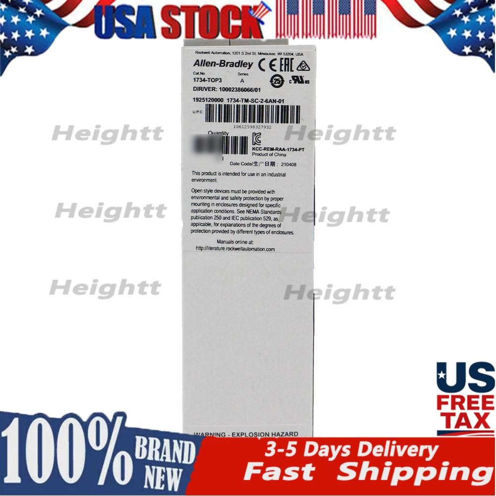NEW Allen Bradley 1734-TOP3 POINT I/O Terminal Base 1734TOP3 US Free Tax