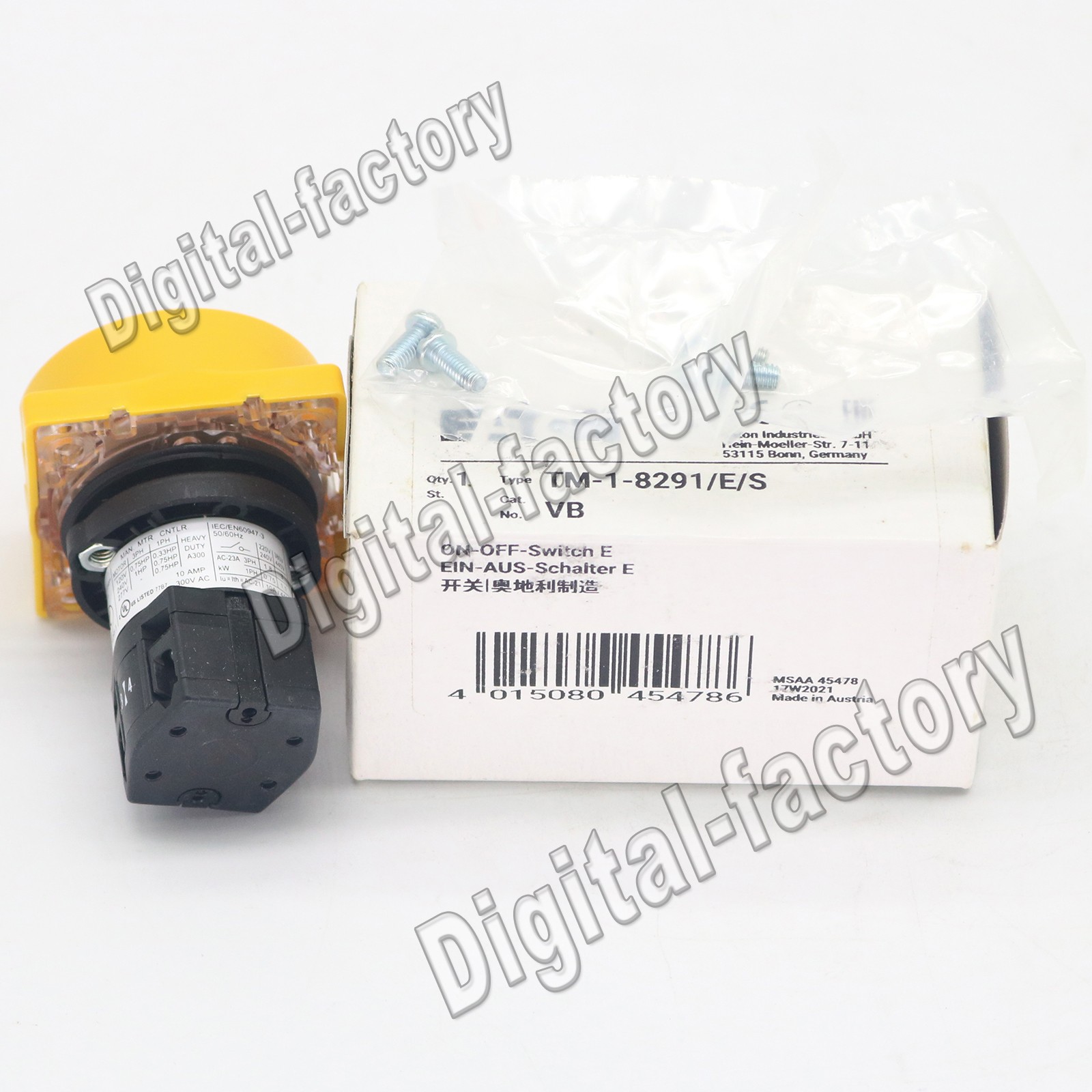 1pcs New EATON Moeller TM-1-8291/E/SVB cam switch Free Shipping