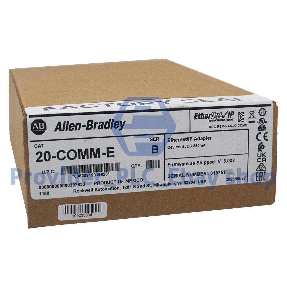 NEW Factory Sealed Allen Bradley 20-COMM-E SER B Ethernet / IP Adaptor 20COMME