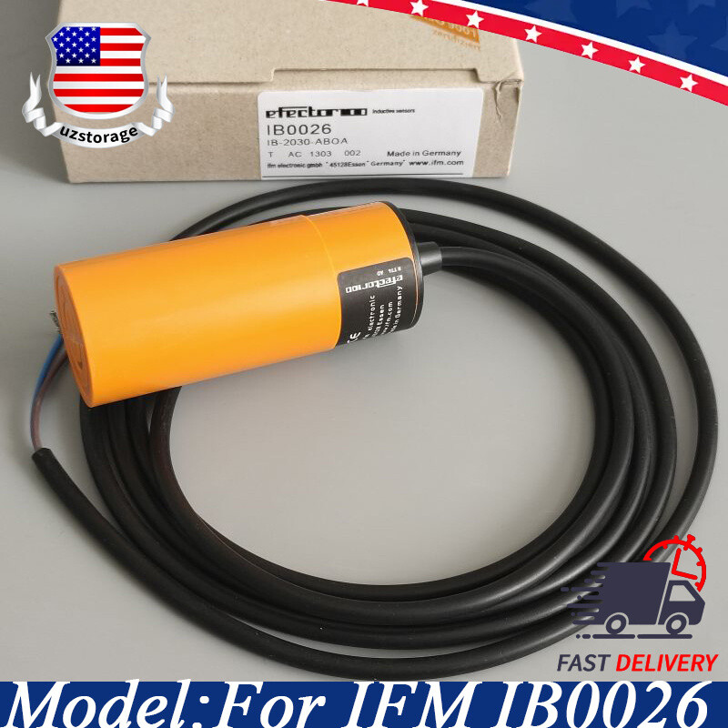 NEW For IFM IB0026 Inductive Proximity Sensor Switch 20-250V AC/DC 30mm 100mA