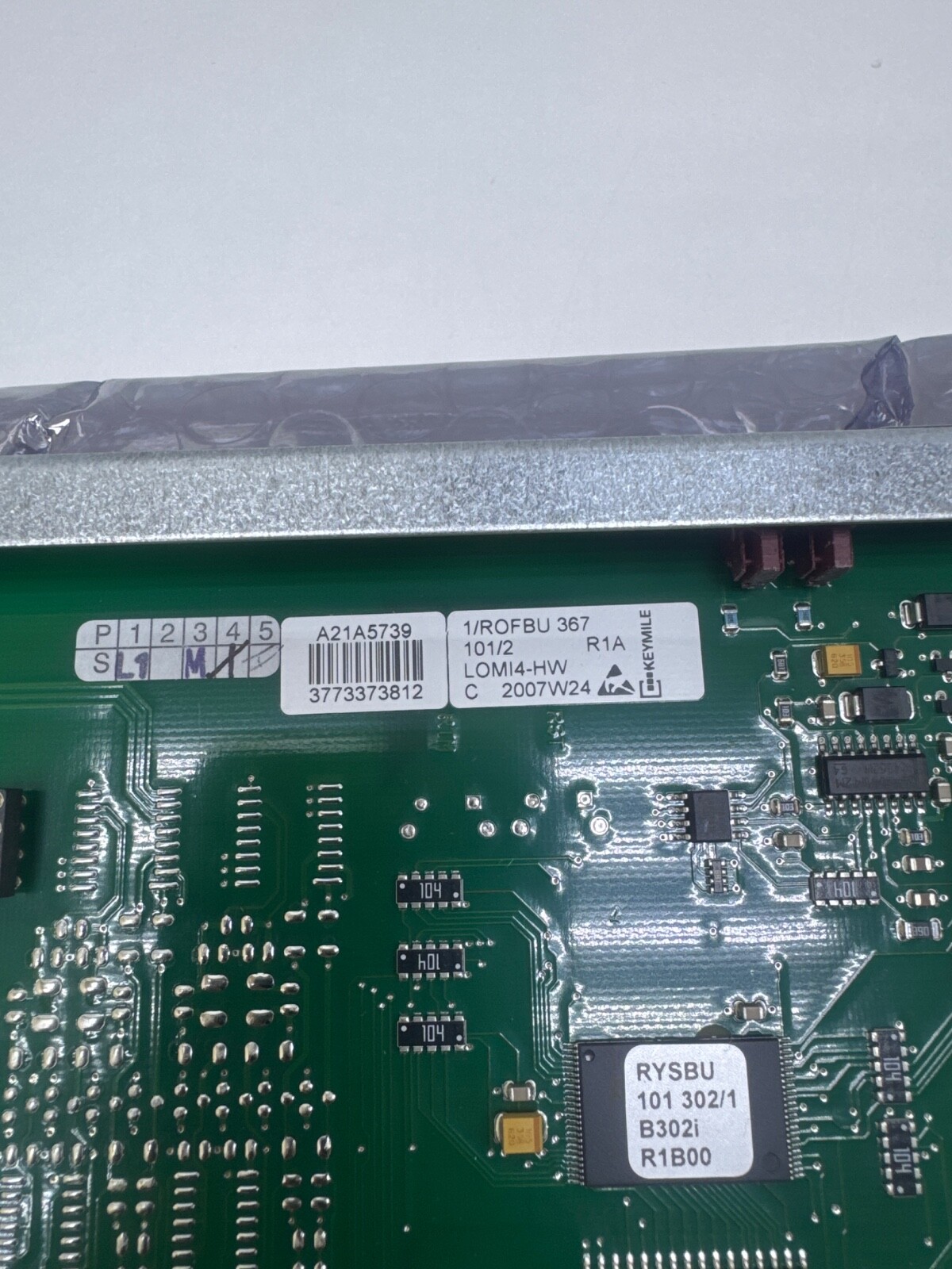 ABB LOMI4 ROFBU 367 152/1 FIBRE OPTIC CABLE CARD COMMUNICATION