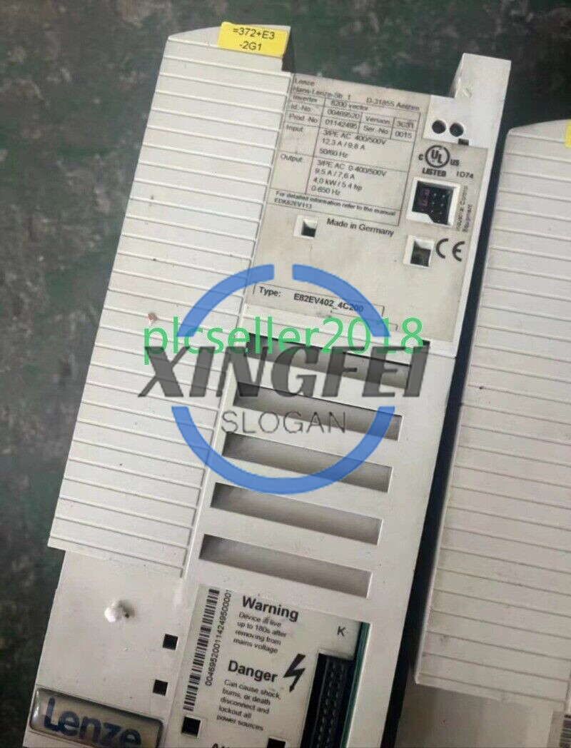 1PCS LENZE USED E82EV402_4C200 SERVO INVERTER E82EV402K4C200