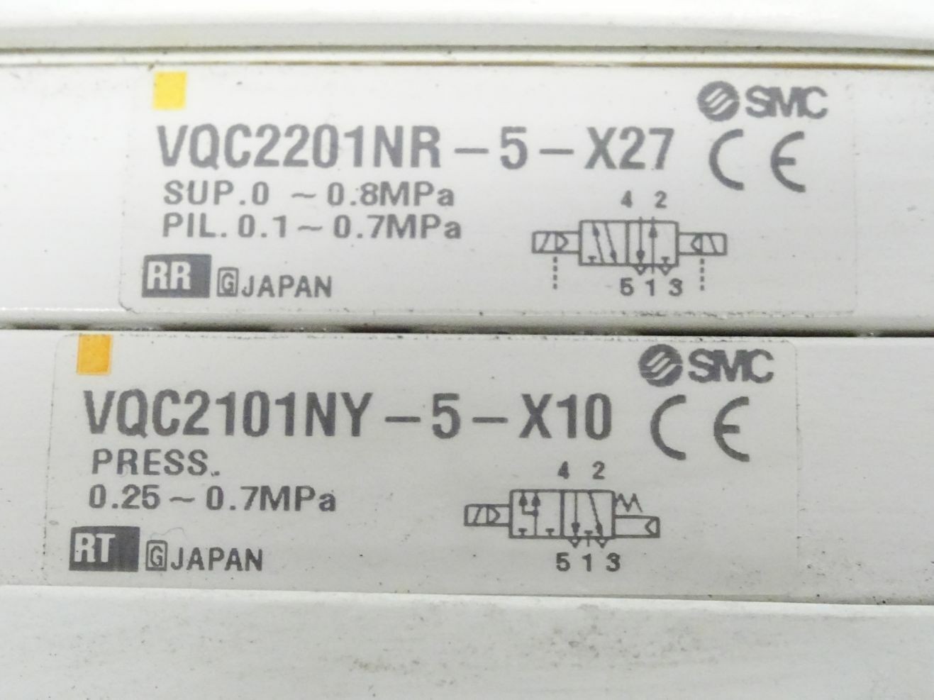 SMC EX245-SPR1-X165 + EX245-DX1-X36 + VQC2201NR-5-X27 + VQC2101NY-5-X10