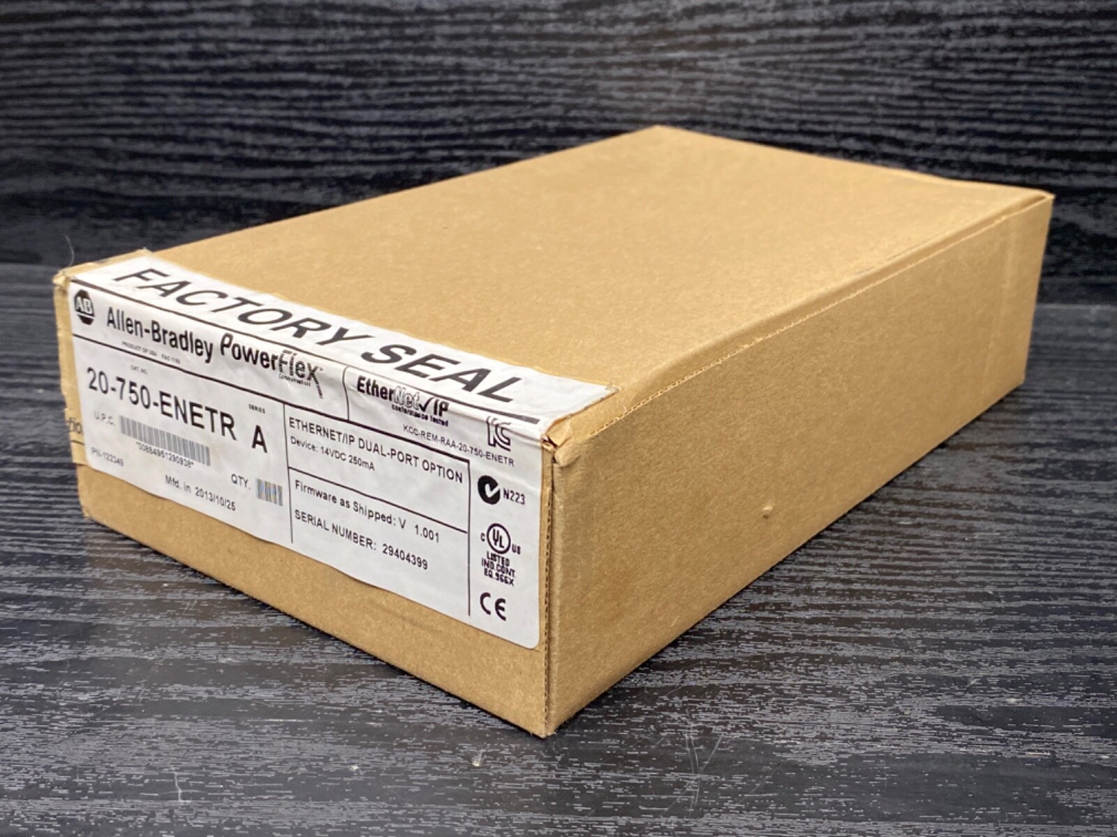 New Factory Sealed AB 20-750-ENETR Dual-Port Ethernet/IP A PowerFlex 750