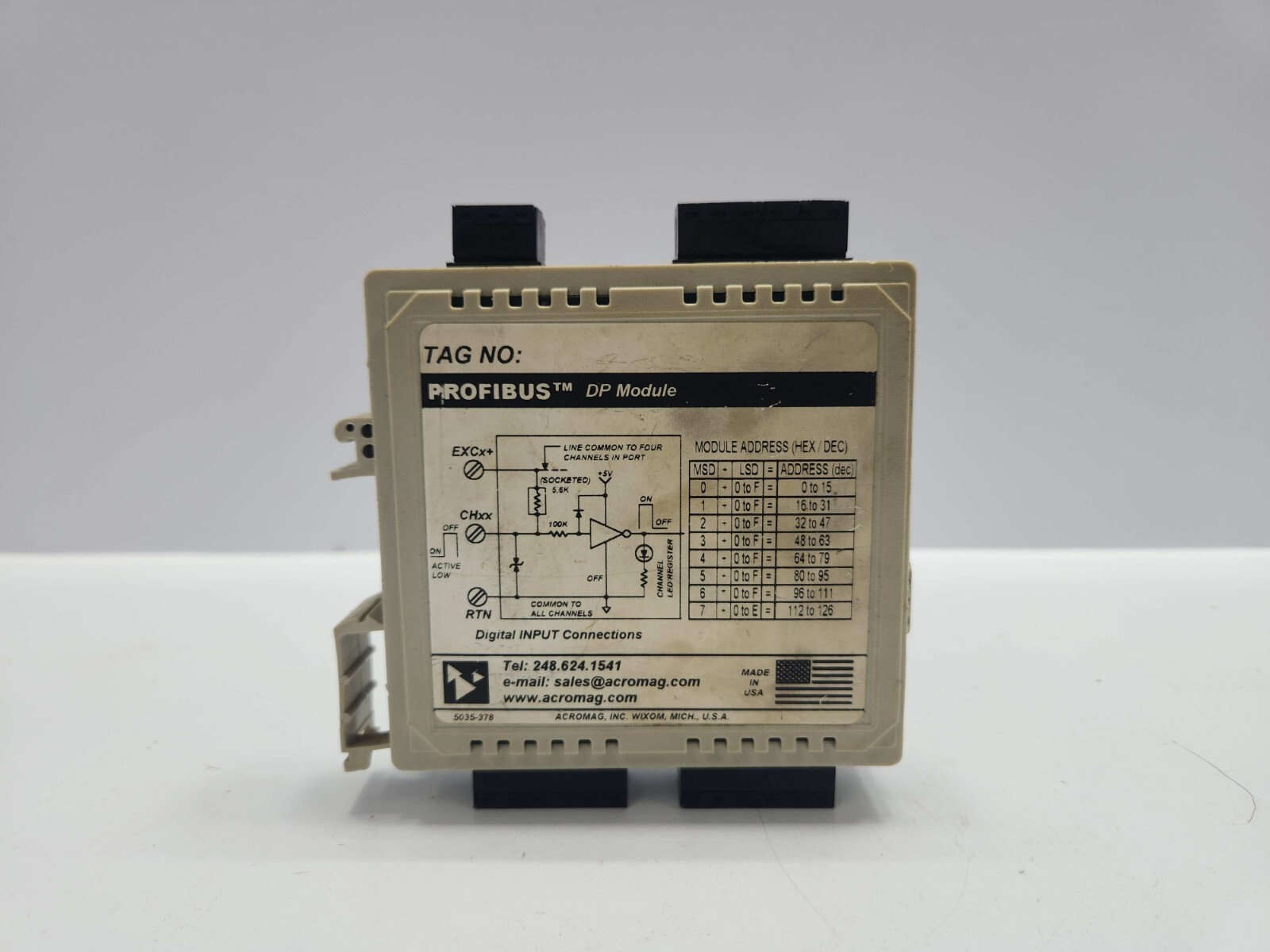 ACROMAG 981PB-2012 PROFIBUS DP MODULE