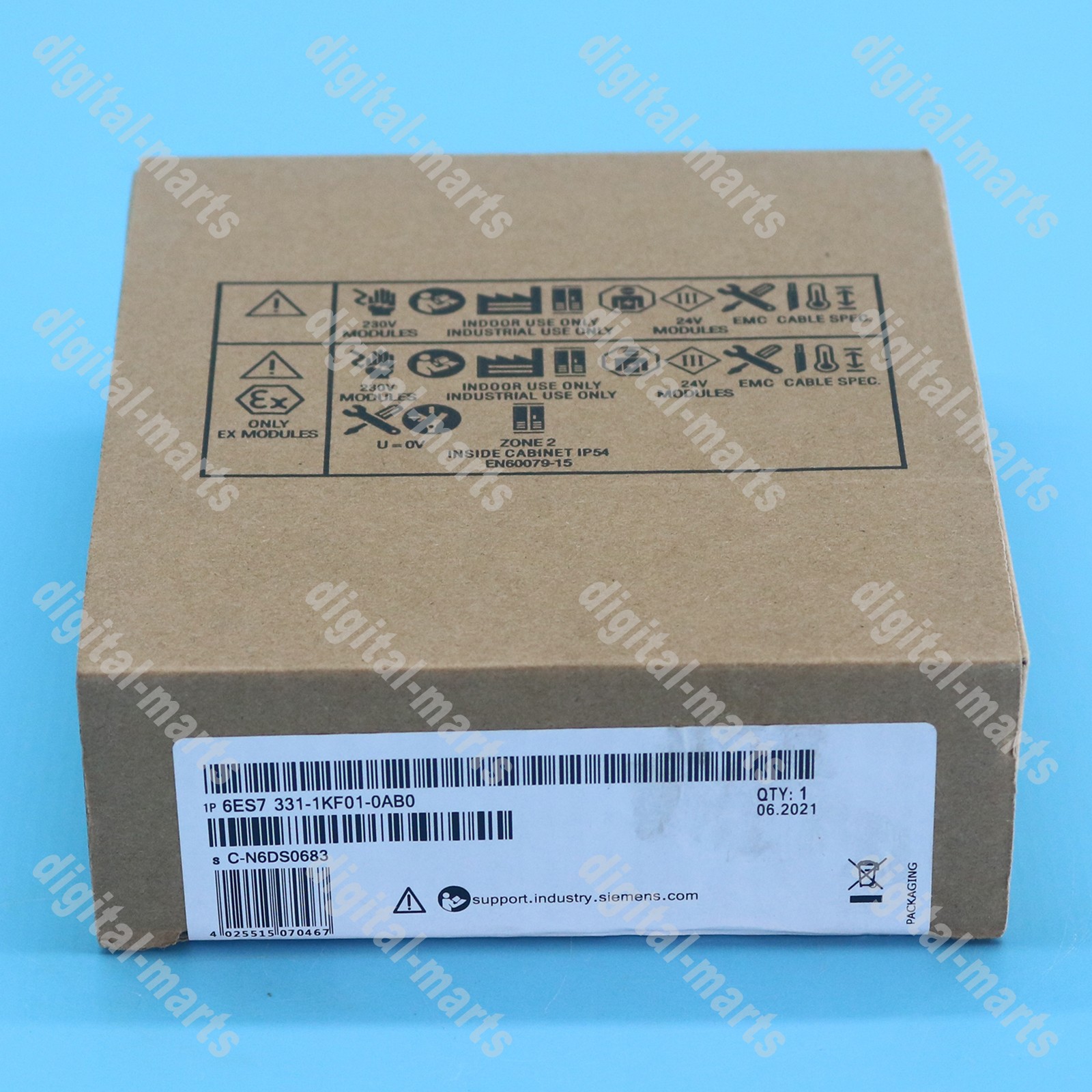 One Brand New SIEMENS 6ES7 331-1KF01-0AB0 PLC Module Free shipping#LJ