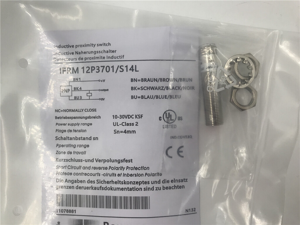 1PCS New Baumer IFRM 12P3701/S14L IFRM 12P3701 / S14L Sensor&Proximity Switch