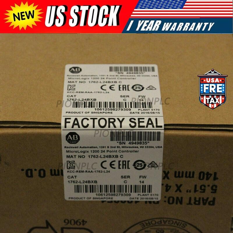New Sealed 1762-L24BXB SER C MicroLogix 1200 24 Point Controller In Stock