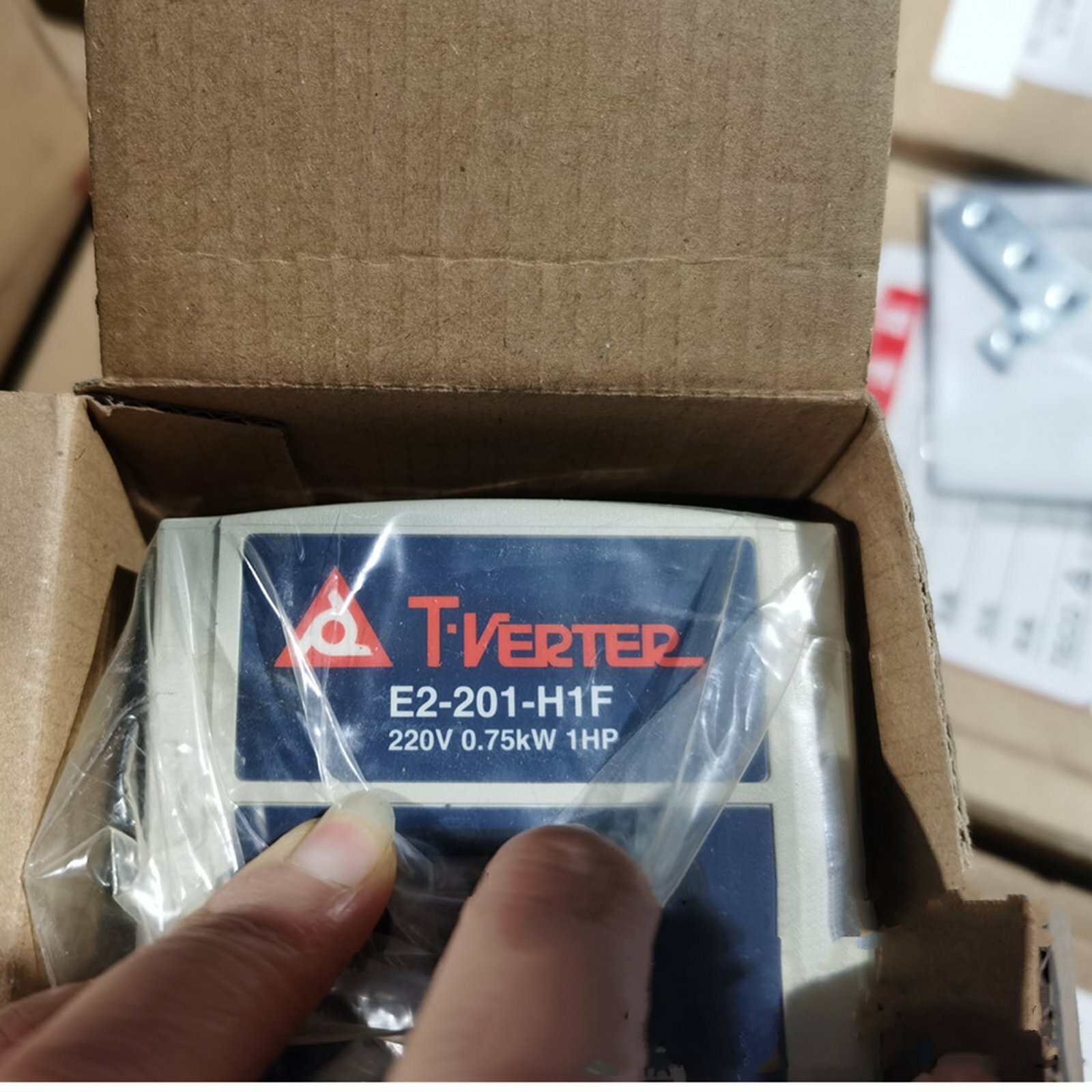 One New TECO E2-201-H1F Inverter E2201H1F Expedited Shipping