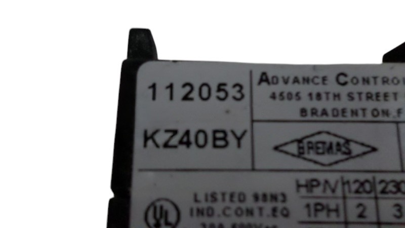ACI KZ40BY CAM SWITCH UNMP
