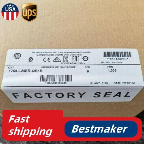 New Factory Sealed 1769-L24ER-QB1B /A CompactLogix Controller US