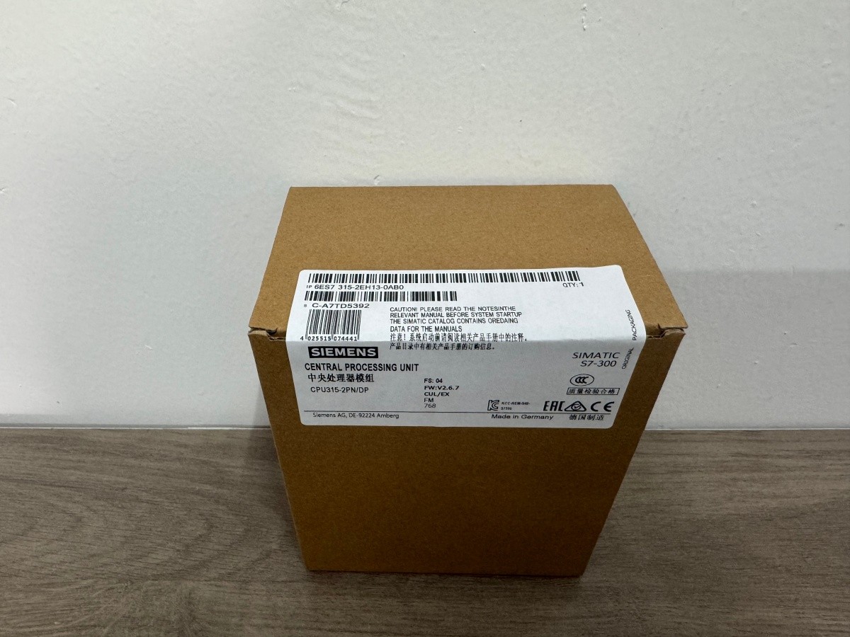 Siemens 6ES7315-2EH13-0AB0 6ES7 315-2EH13-0AB0 S7-300 CPU315-2 PNDP Controller