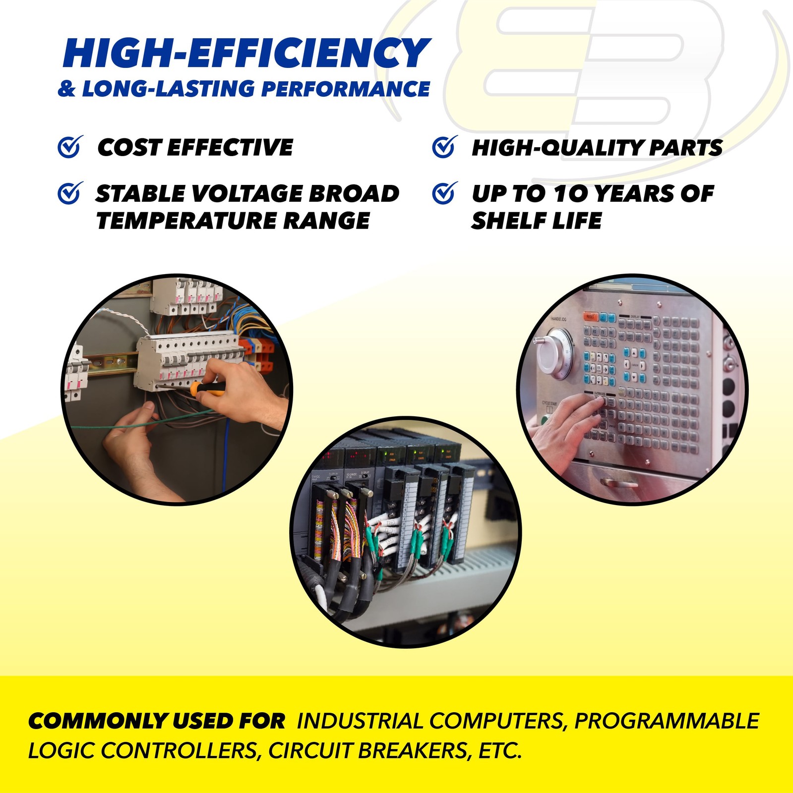Computer Battery For Energy+ B9651T Gateway ER17330V CMOS