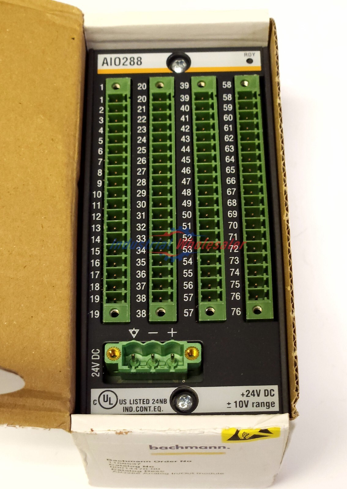 1PC NEW BACHMANN AIO288 ANALOG Input Output Module 1168537 00014470-00 24 VDC