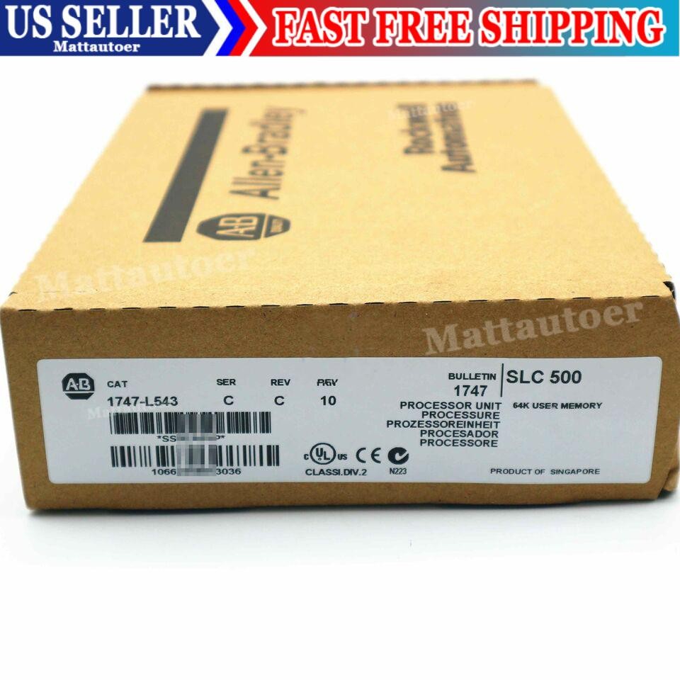 New Sealed Allen-Bradley 1747-L543 SLC 500 CPU Processor Unit Module 1747L543