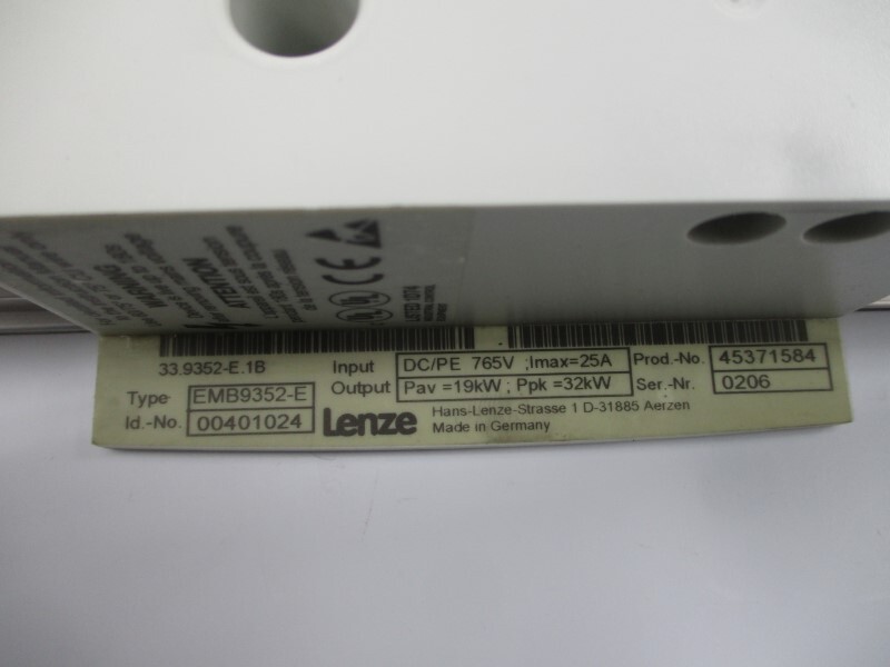 LENZE EMB9352-E 00401024 765VDC 25A NSNP