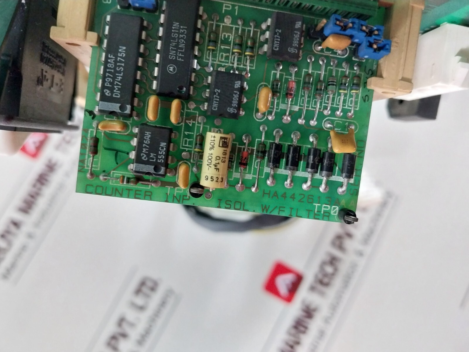 Norcontrol na1117.1 MotherBoard ii Ha220853b/b/ , Au-206