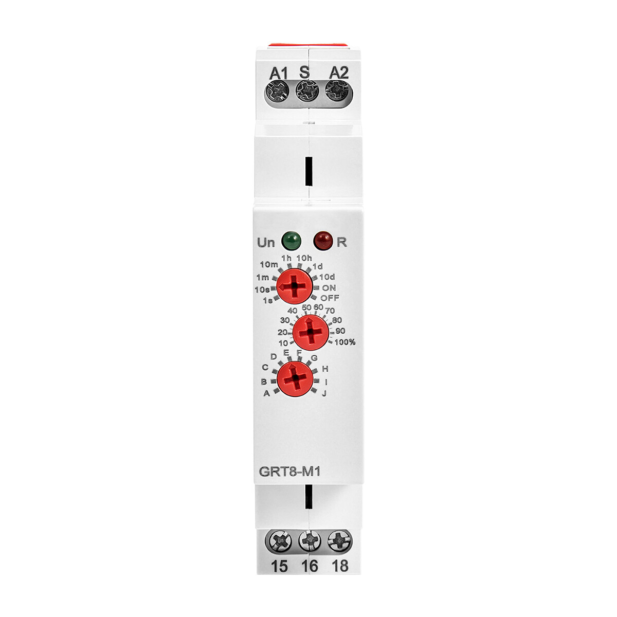 Multifunctional Delay Time Relay GRT8-M1 DIN Rail AC/DC 12V-240V 10 Functions