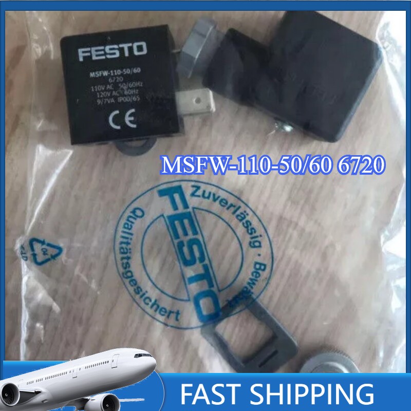 1PC Festo MSFW-110-50/60 6720 Solenoid Valve Coil Brand new Rapid Delivery