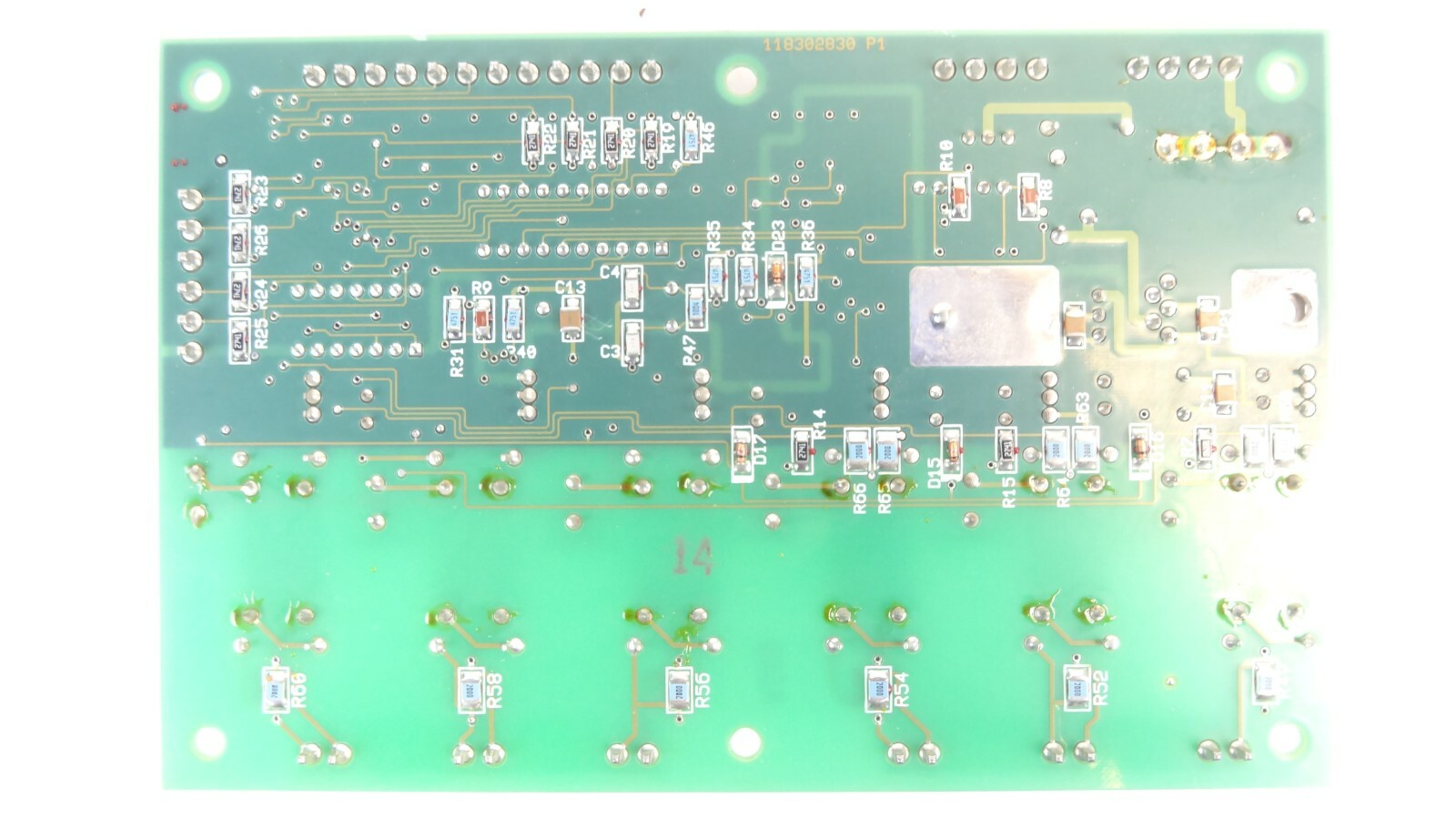 Powerware / Exide 118302830 Rev P1 Bypass Control Board PCB Assembly
