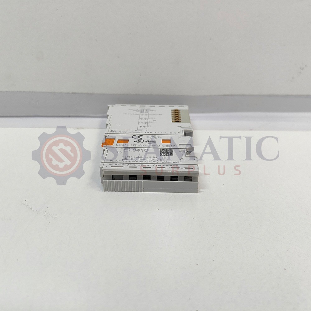 New Beckhoff EL9410 Power supply terminal for E-bus, V#713