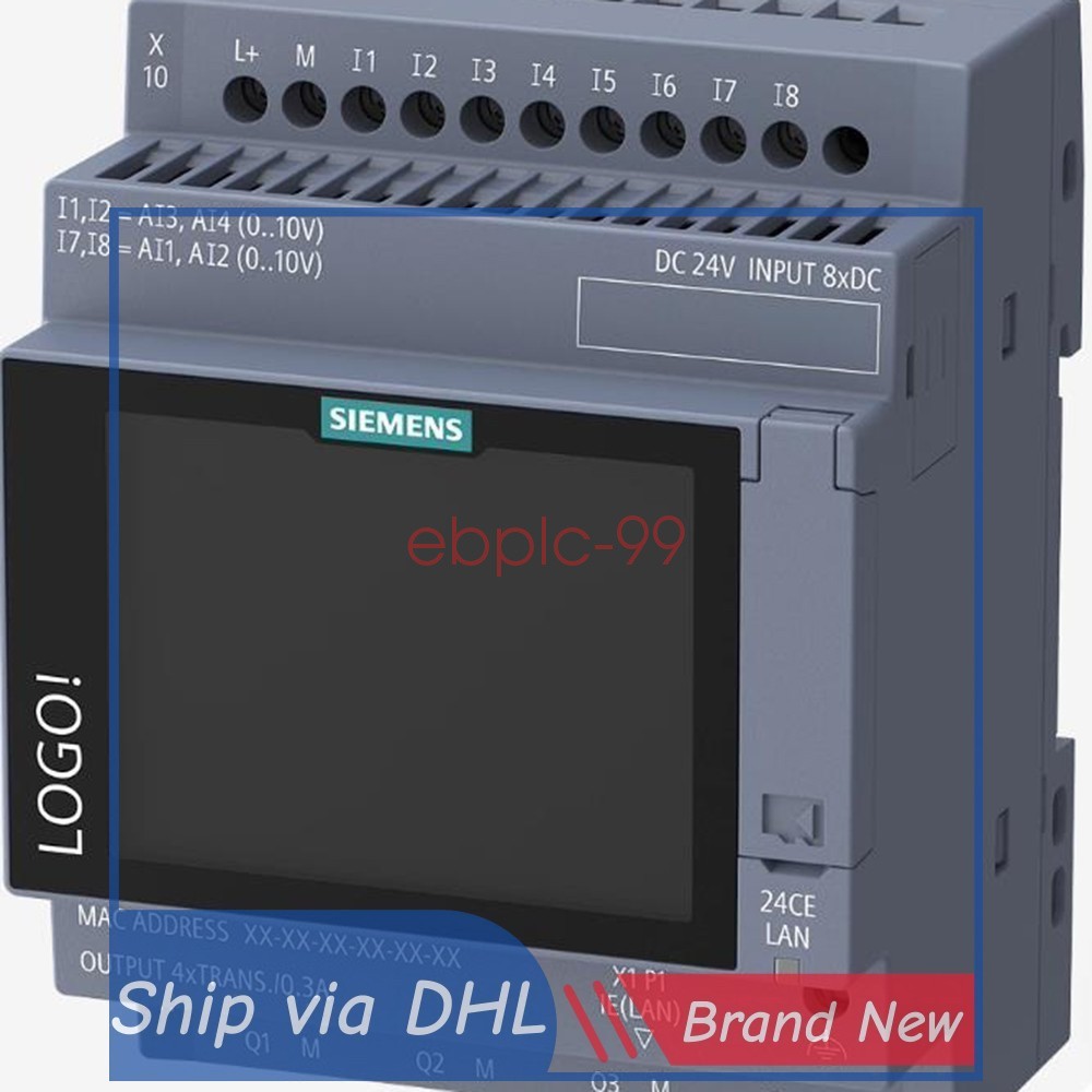 NEW Original Siemens 6ED1052-1MD08-0BA3 LOGO! 12/24RCE Logic Module 12/DC 24V