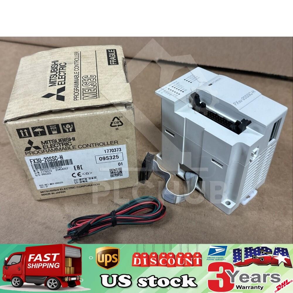 NEW AUTHENTIC Mitsubishi FX3U-20SSC-H Programmable Controller 24VDC Ver. 1.52