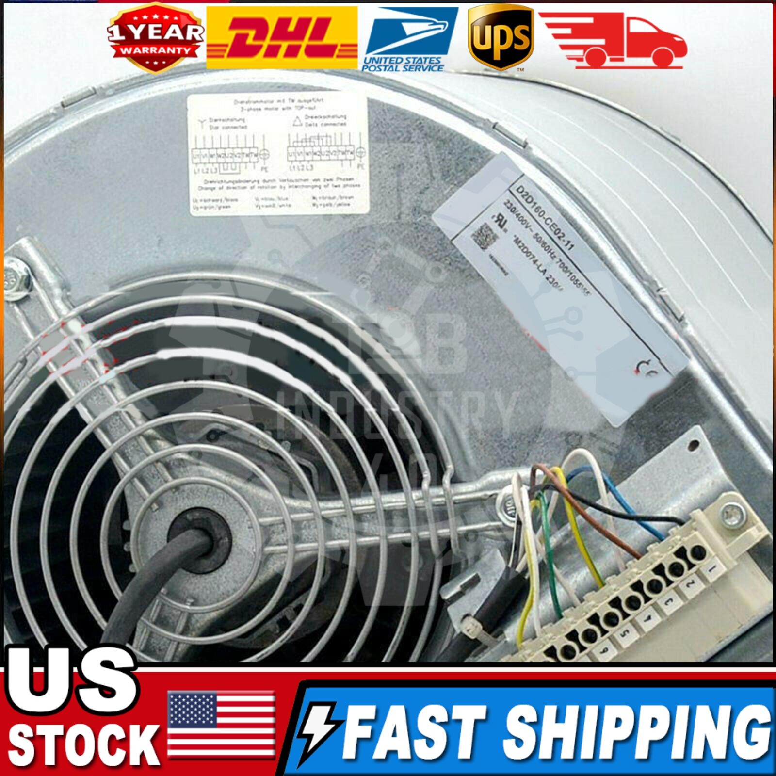 1pc New Siemens Inverter Fan D2D160-CE02-11 230/400V 700W Fast Shipping