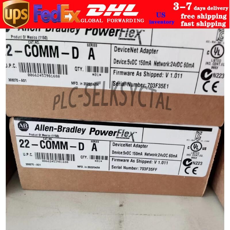 New IN BOX AB 22-COMM-D Powerflex Devicenet Adapter Module Series A FAST SHIP