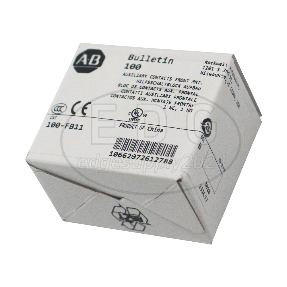 Allen Bradley 100-FB11 New in Box Auxiliary Contact Block 10A 690V SerB