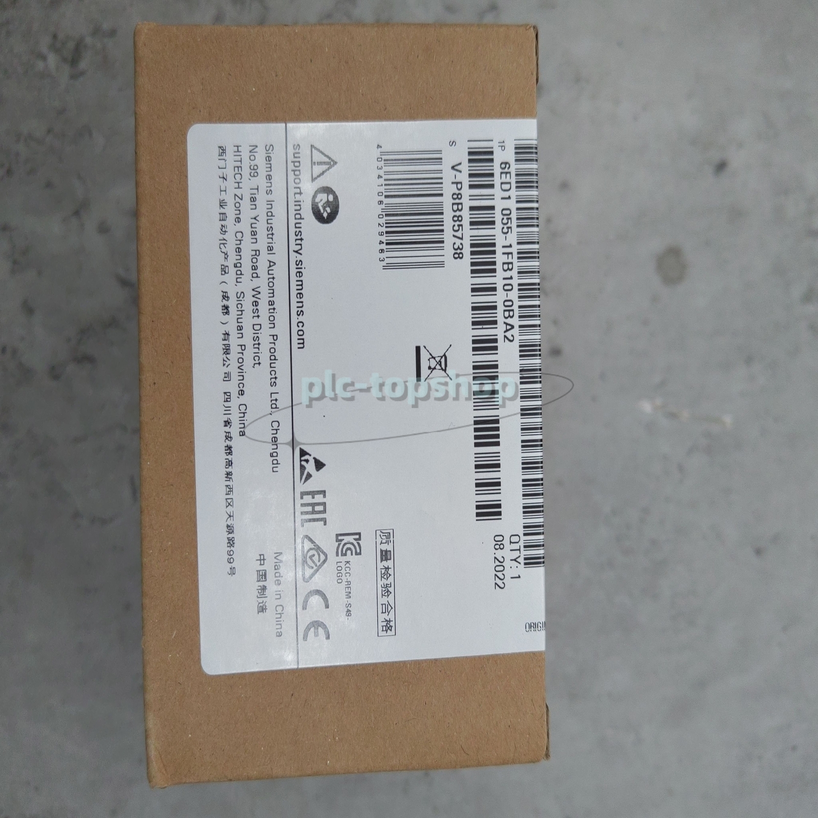 1PC Siemens 6ED1055-1FB10-0BA2 New in box 6ED1 055-1FB10-0BA2 PLC