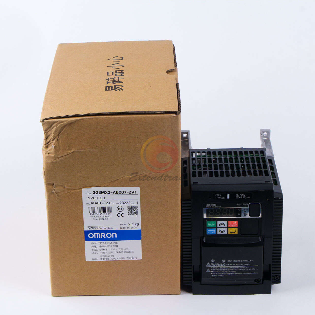 ONE Omron 3G3MX2-AB007-ZV1 3G3MX2-AB007-ZV1 Inverters 0.75kw NEW