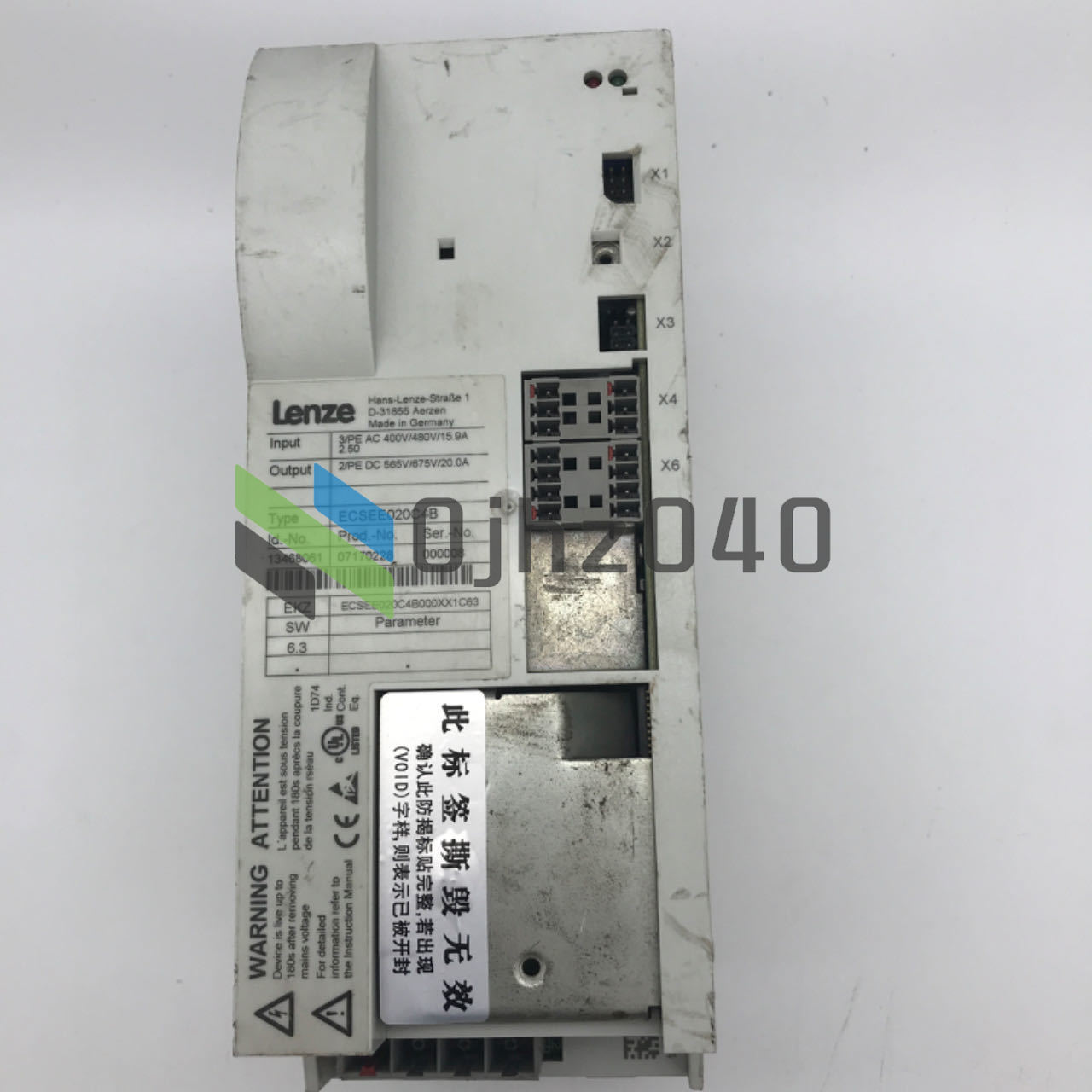 1PC Used Servo Drive Controller Lenze ECSEE020C4B Tested Good
