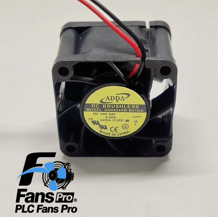 1PCS Brand New ADDA AD0424XB-B51DS 24V 0.50A 4028 4cm 2 pin cooling fan