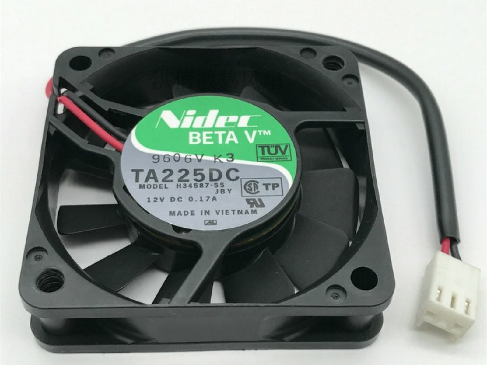 1pcs Nidec TA225DC H34587-55 DC 12V 0.17A 6cm 60*15MM 60mm 2 line fan..