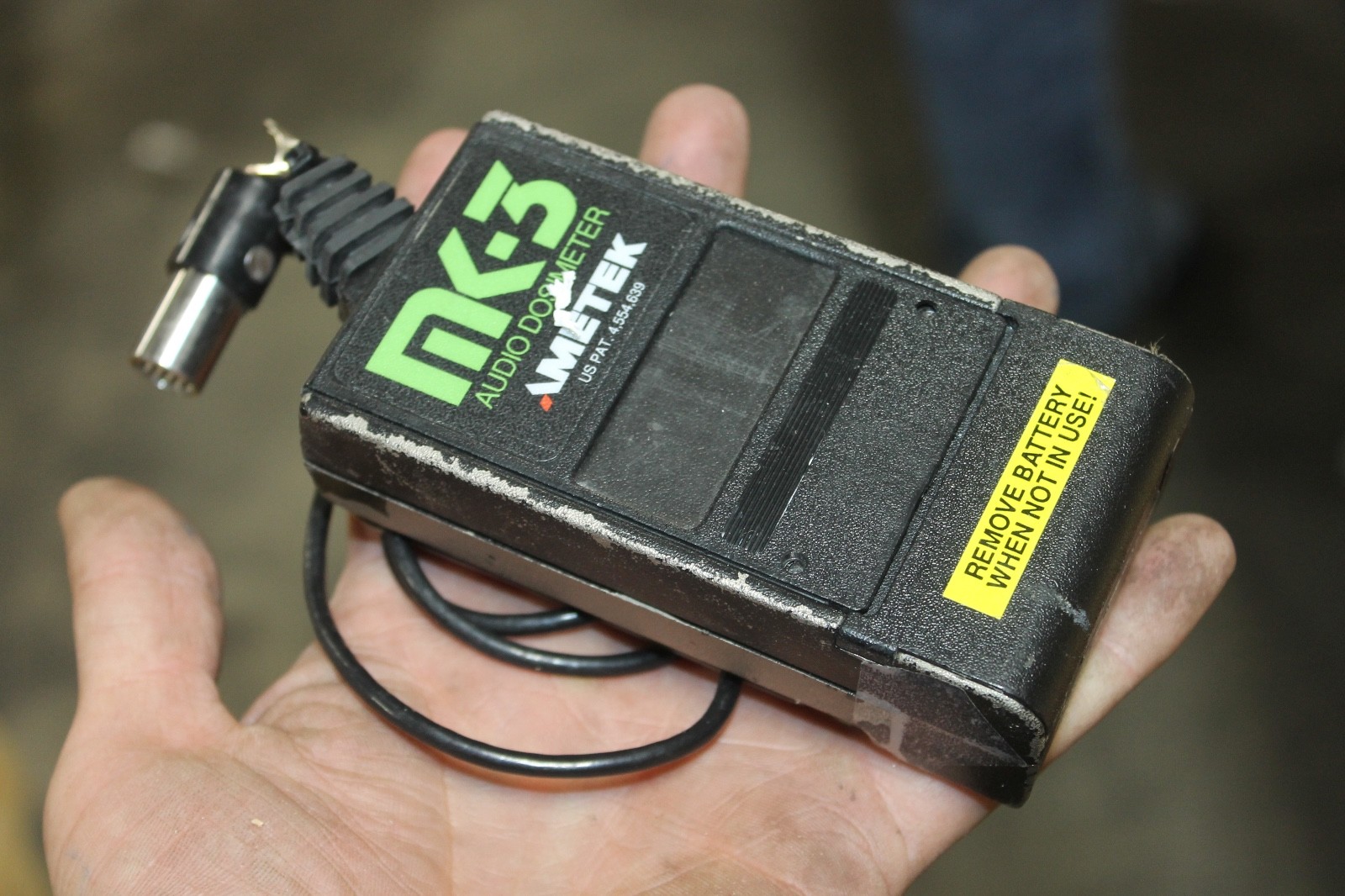 Tested working MK-3 Ametek Audio Dosimeter Decibel noise monitor