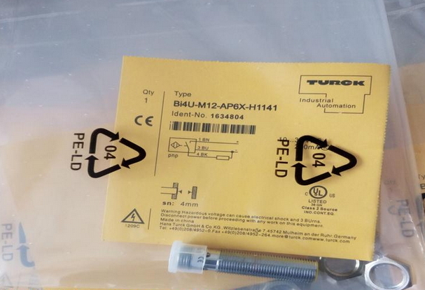 NEW TURCK Proximity Switch BI4U-M12-AP6X-H1141 BI4U M12 AP6X H1141