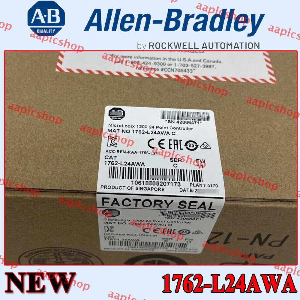 PLC-AB 1762-L24AWA / C AB MicroLogix 1200 24 Point Controller 1762 L24AWA