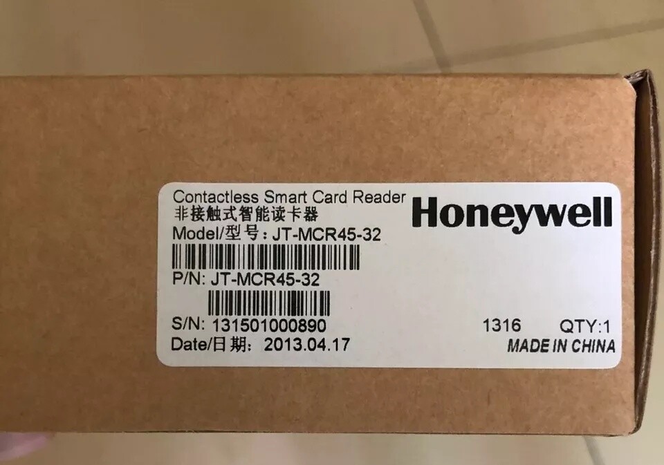 NEW Honeywell JT-MCR45-32 Contact Smart Card Reader