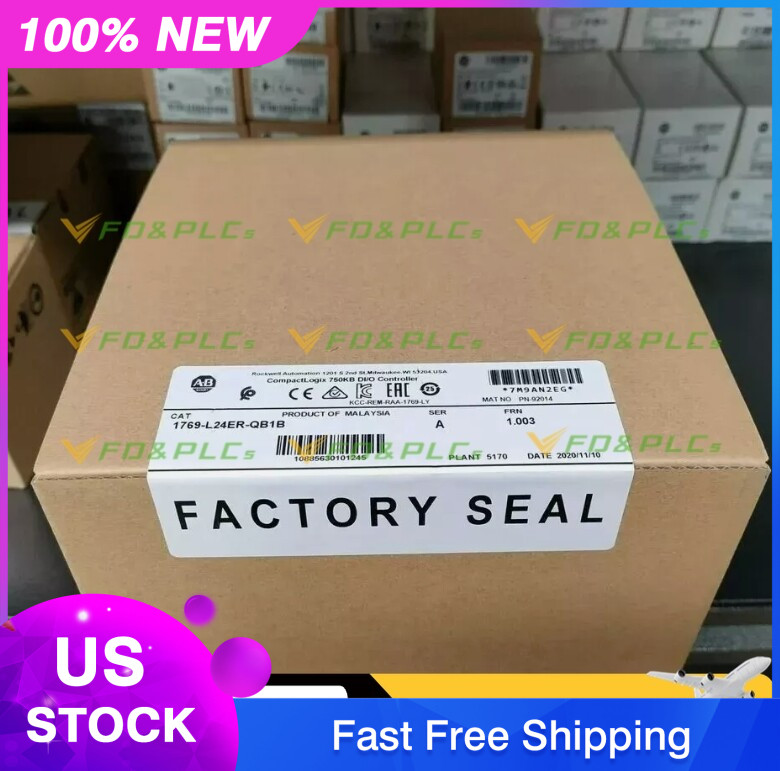Allen Bradley 1769-L24ER-QB1B CompactLogix Contoller 1769L24ERQB1B