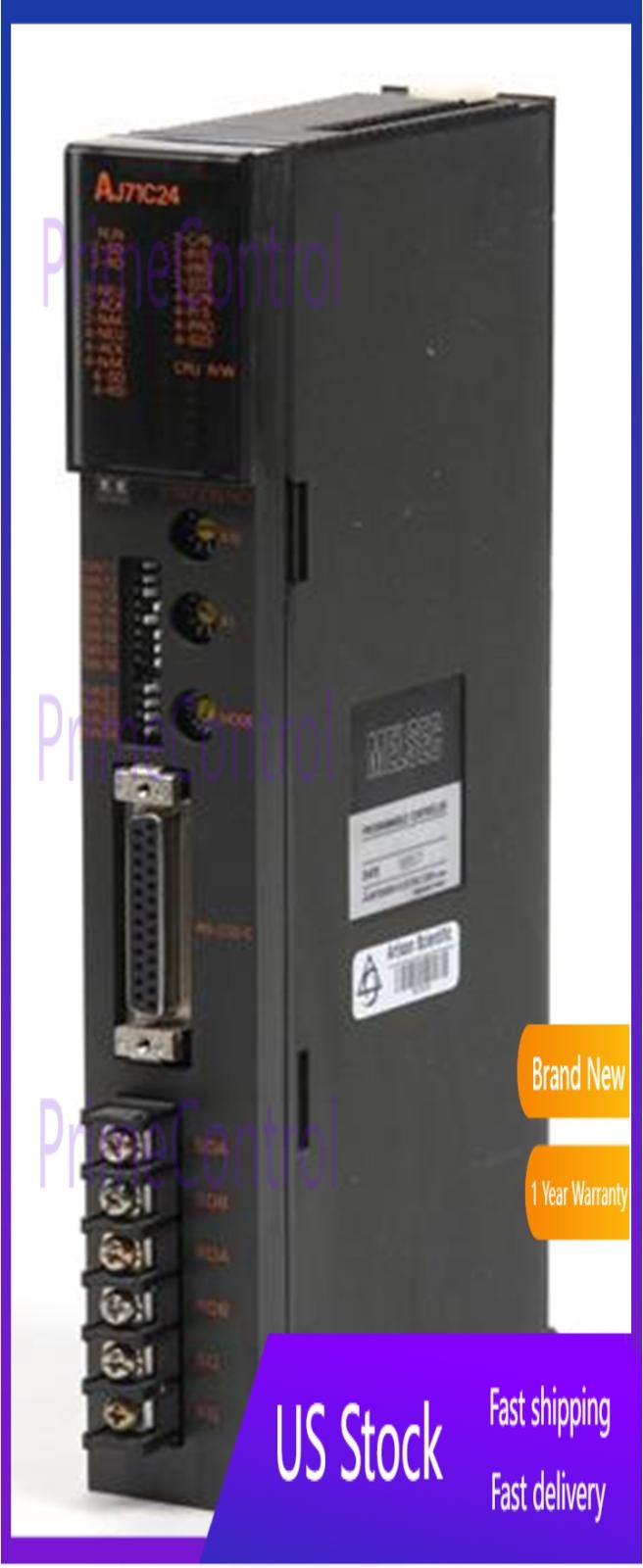1PC New Mitsubishi AJ71C24 PLC Module Expedited Shipping