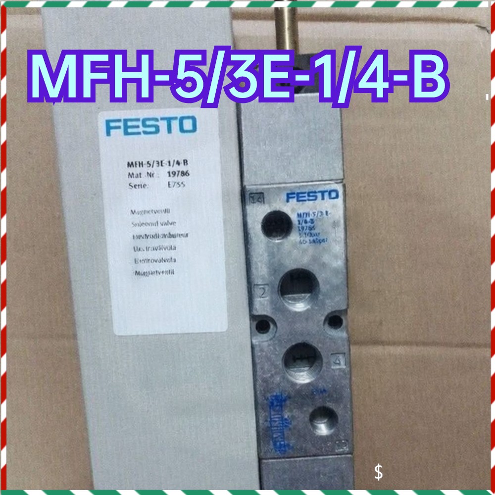 NEW 1PCS FESTO Solenoid valve MFH-5/3E-1/4-B 19786 MFH-5/3E-1/4-B Fast ship ###