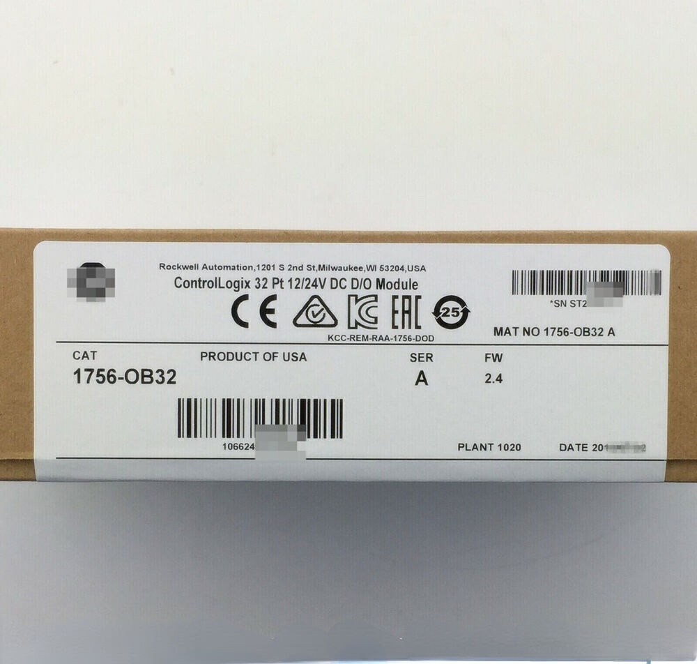 New Factory Sealed A_B 1756-OB32 SER A ControlLogix 32 Point D/O Module 1756OB32