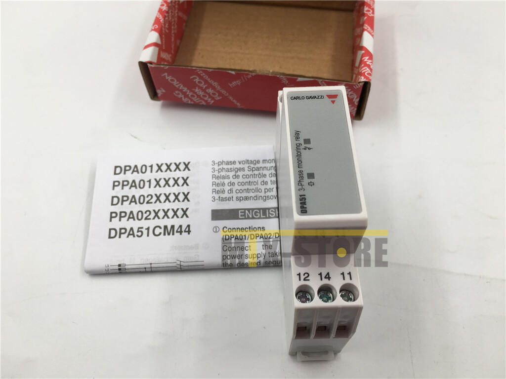 1pcs New CARLO GAVAZZI three-phase relay phase sequence protector DPA51CM44
