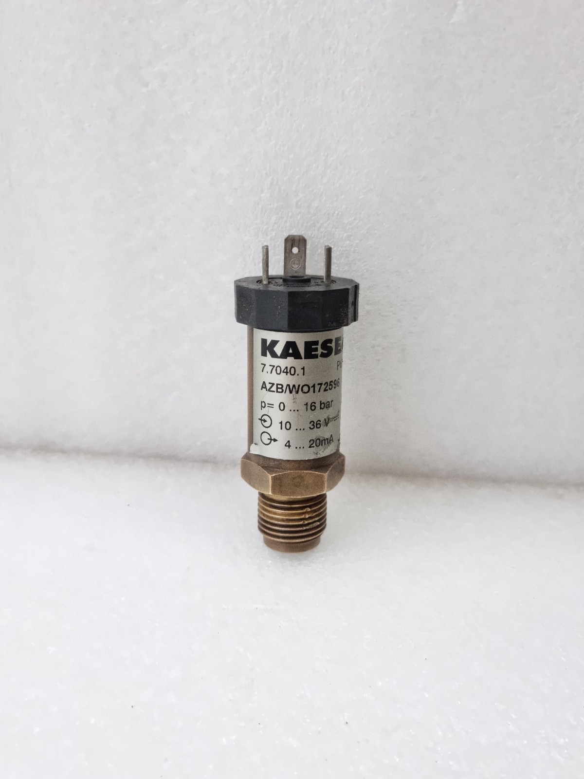 KAESER 7.7040.1 AZB/WO172596 PRESSURE SENSOR TRANSDUCER 16 BAR 7MF1562-8AA01