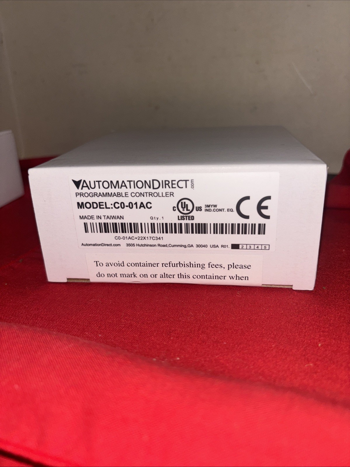 NEW OPEN BOX -AUTOMATION DIRECT C0-01AC / C001AC (BRAND NEW)
