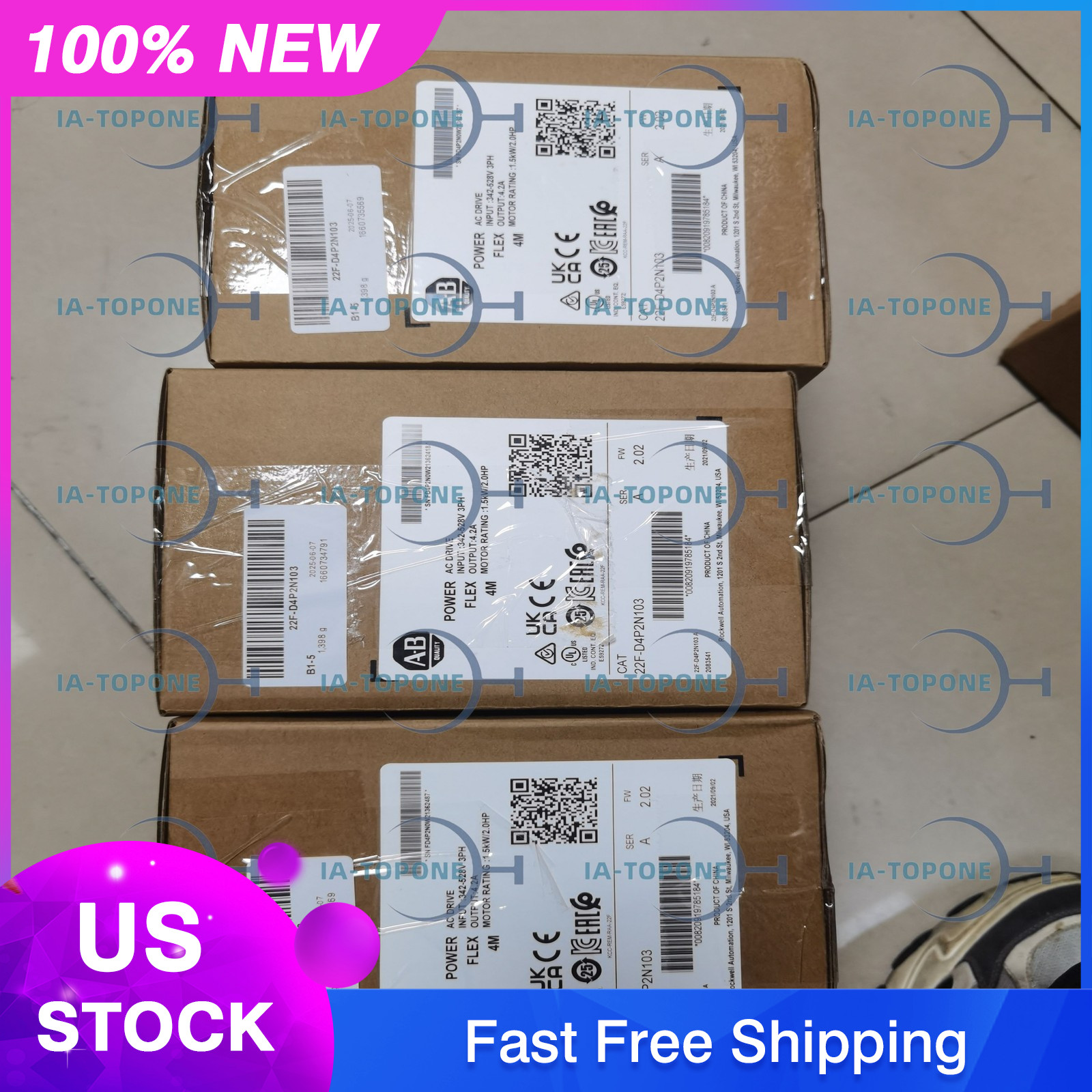 1PC NEW Allen-Bradley 22F-D4P2N103 With 1 Year warranty High Quality
