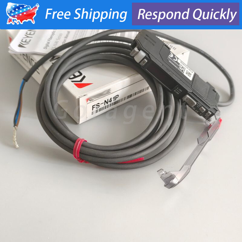 Fiber Optic Amplifier Sensor Switch For Keyence FSN41P FS-N41P Digital US Stock