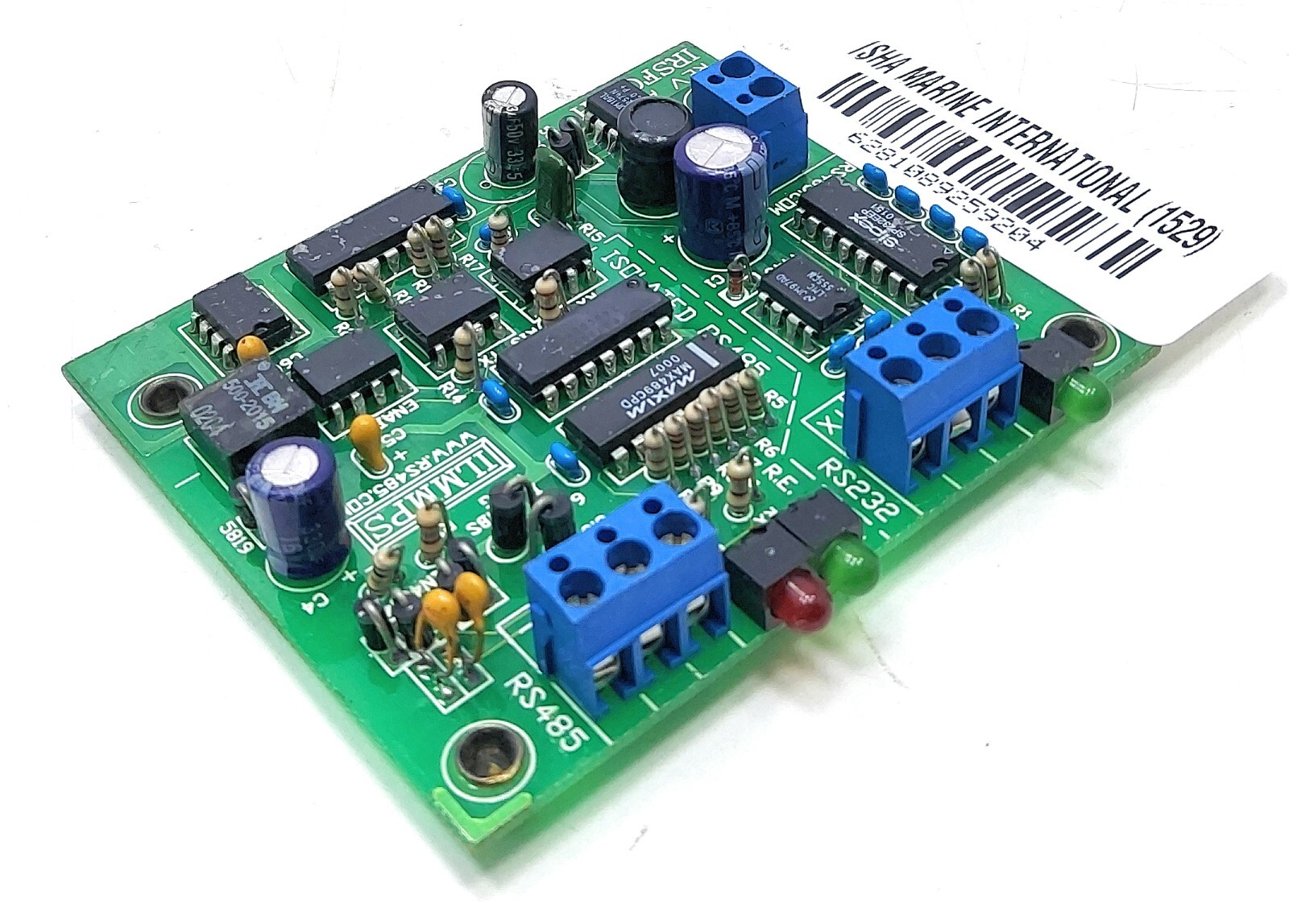 R.E Smith RS485 ILMMPS IRSFC24H REV A Isolated PCB Card
